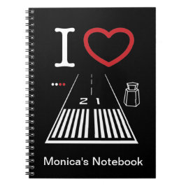 Caderno Espiral Papai noel Monica Airport Runway - Notebook person