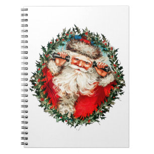 Caderno Espiral Papai Noel nos celulares