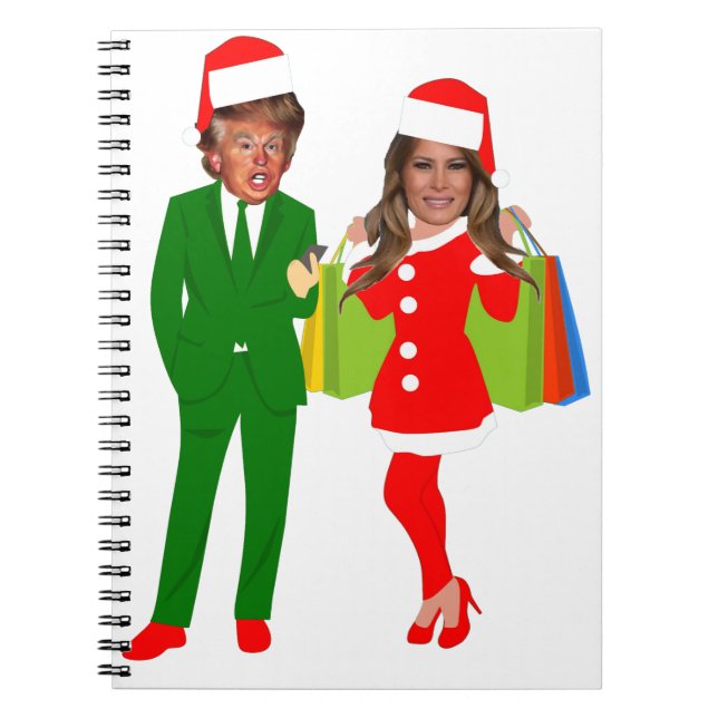 Caderno Espiral papais noeis da melania (Frente)