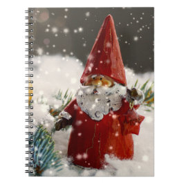 Caderno Espiral Papais noeis de Natal na neve