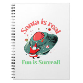 Caderno Espiral Papais noeis É Muito Divertido É Surreal