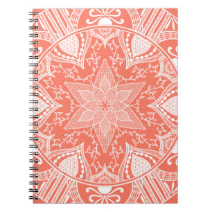 Caderno Espiral Papaya Mandala