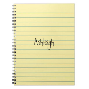 Caderno Espiral Papel Amarelo