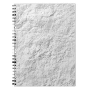 Caderno Espiral Papel de cabeçalho de banner amassado