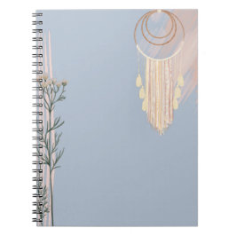 Caderno Espiral Papel de Carta Personalizado de Detentor de Sonho 
