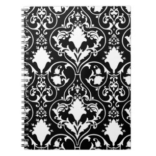 Caderno Espiral Papel de parede antigo do rolo