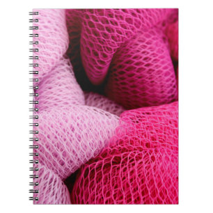Caderno Espiral Papel de parede de malha de tecelagem