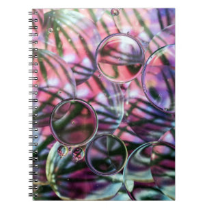 Caderno Espiral Papel de parede digital com água borbulhenta limp