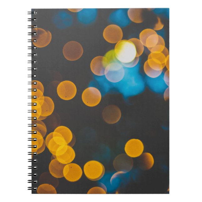 Caderno Espiral Papel de parede digital para fotografia do Bokee (Frente)