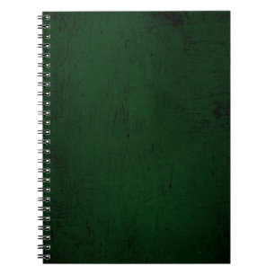 Caderno Espiral Papel de parede verde escuro de textura