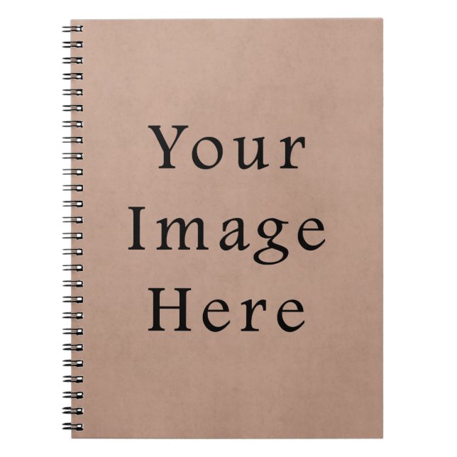 Caderno Espiral Papel de pergaminho de couro velho de Tan do (Frente)