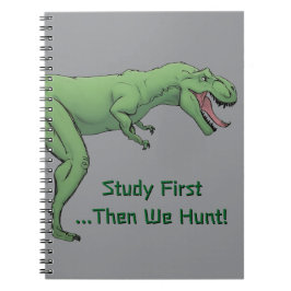 Caderno Espiral Papel para Notebook Espiral na Escola T-Rex Dinoss