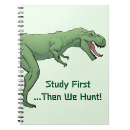 Caderno Espiral Papel para Notebook Espiral na Escola T-Rex Dinoss