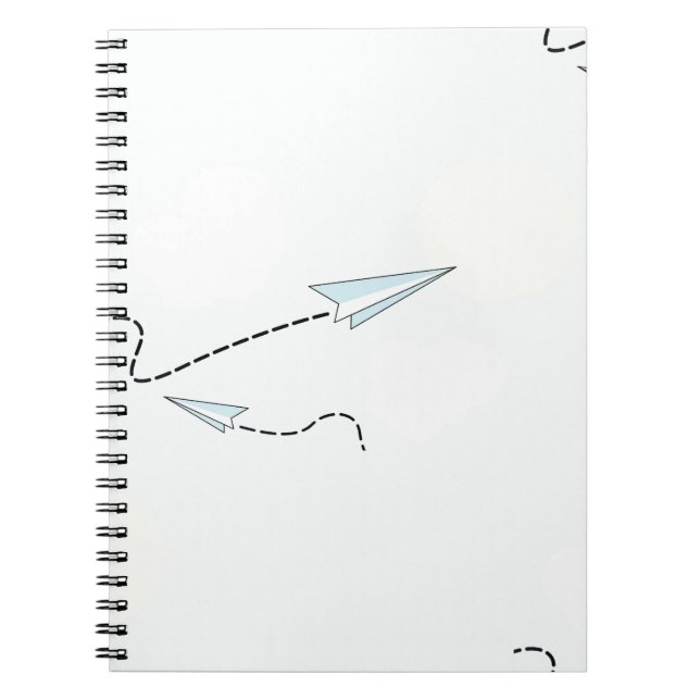 Caderno Espiral paper airplanes (Frente)