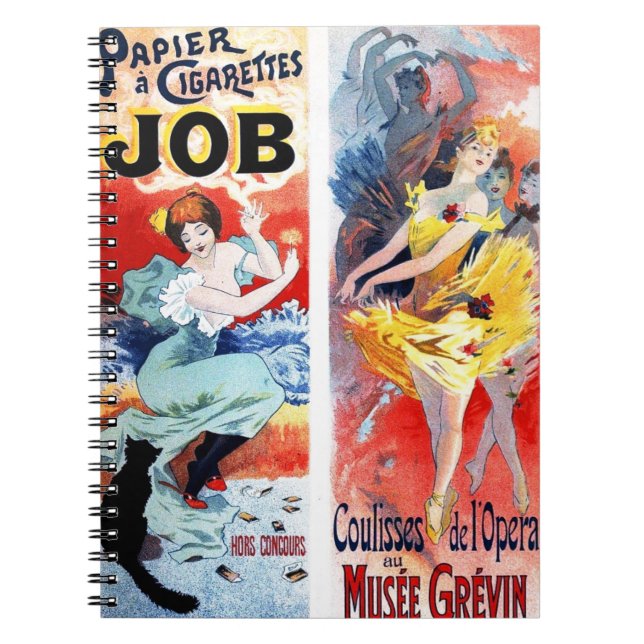 Caderno Espiral Papier a Cigarette Poster (Frente)