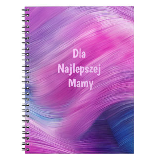 Caderno Espiral Para a Melhor Mamãe – Aquarela Pastel