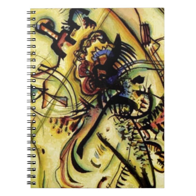 Caderno Espiral Para a Voz Desconhecida de Kandinsky (Frente)