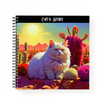 Caderno Espiral para Amantes de Gatos