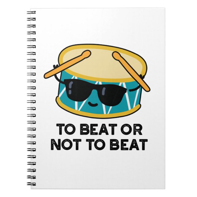 Caderno Espiral Para Bater Ou Não Bater No Arma De Tambor Shakespe (Frente)