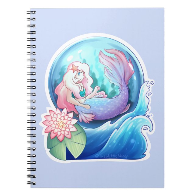 Caderno Espiral Para fora no mar (Frente)