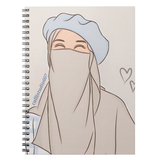 Caderno espiral para meninas (Frente)