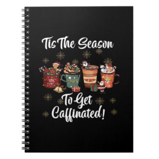 Caderno Espiral Para O Natal É Mais Café Esta A Época Para Chegar