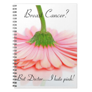 Caderno espiral para o sobrevivente do cancro da