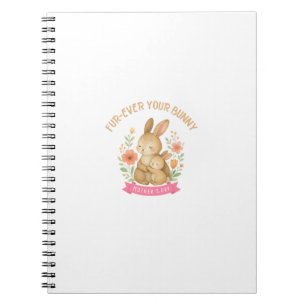 Caderno Espiral Para Sempre Seu Coelho Dia das Mães