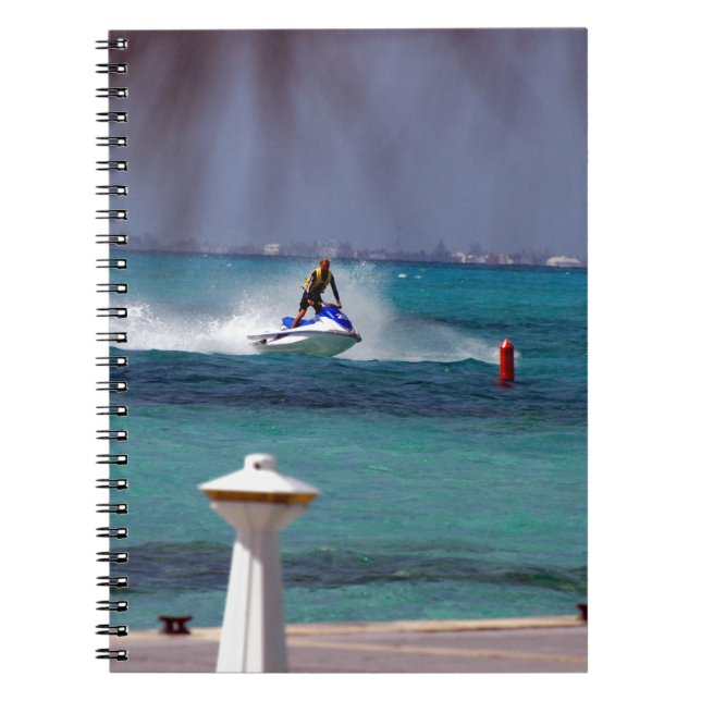 Caderno Espiral Paraíso de Jet Ski (Frente)