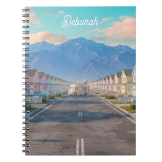 Caderno Espiral Paraíso Pastel, Estrada Infinita | Subúrbio Sinis