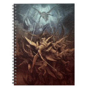 Caderno Espiral Paraíso perdido: Queda dos anjos rebelde