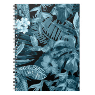 Caderno Espiral Paraíso Tropical em Aquarela: Florada da Selva