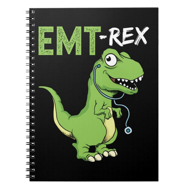 Caderno Espiral paramédico EMT Rex Funny (Frente)