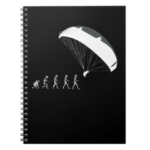 Caderno Espiral Paraquedas Parapente em Evolução