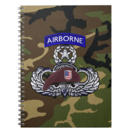 Caderno Espiral Paraquedista Aerotransportado