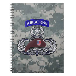 Caderno Espiral Paraquedistas Aerotransportados