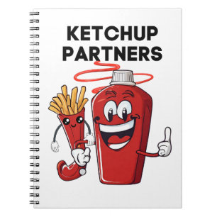 Caderno Espiral Parceiros do Ketchup