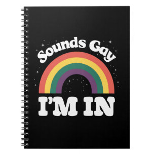 Caderno Espiral Parece Gay Estou No Mês do Orgulho LGBTQ