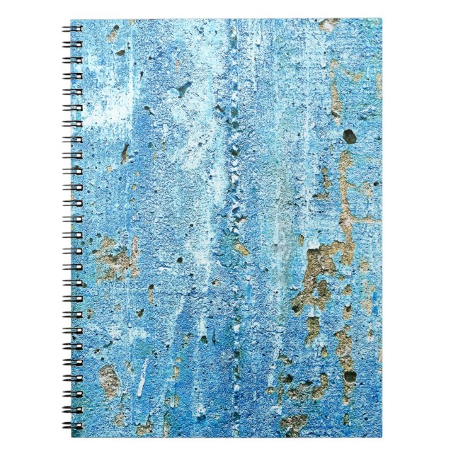 Caderno Espiral Parede de concreto texturizada, manchas de ferruge (Frente)