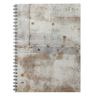 Caderno Espiral Parede de metal colorida, listras.