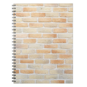 Caderno Espiral Parede de tijolos