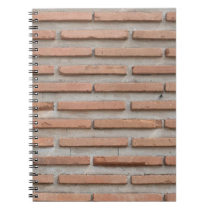 Caderno Espiral Parede de tijolos