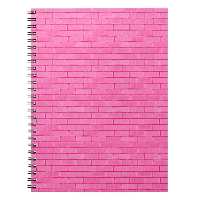 Caderno Espiral Parede Rosa (Frente)