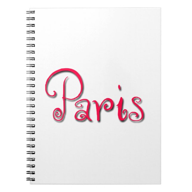 Caderno Espiral Paris (Frente)
