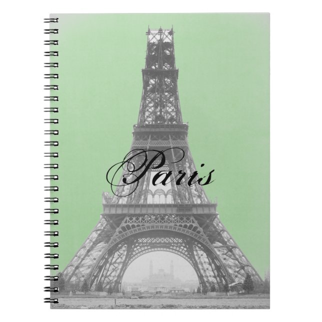 Caderno Espiral Paris - Bloco de Notícias La Tour Eiffel (Frente)