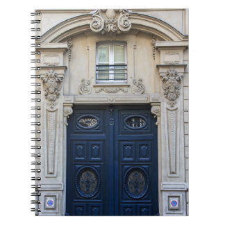 Caderno Espiral Paris Door Navy Blue -