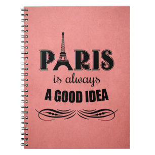 Caderno Espiral Paris é sempre uma boa ideia