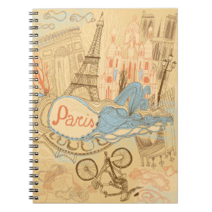 Caderno Espiral Paris em France