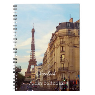 Caderno Espiral Paris. França. Torre Eiffel