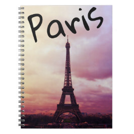 Caderno Espiral Paris - Notebook Torre Eiffel